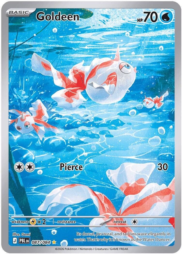 Goldeen #87 Pokemon Pitch Black