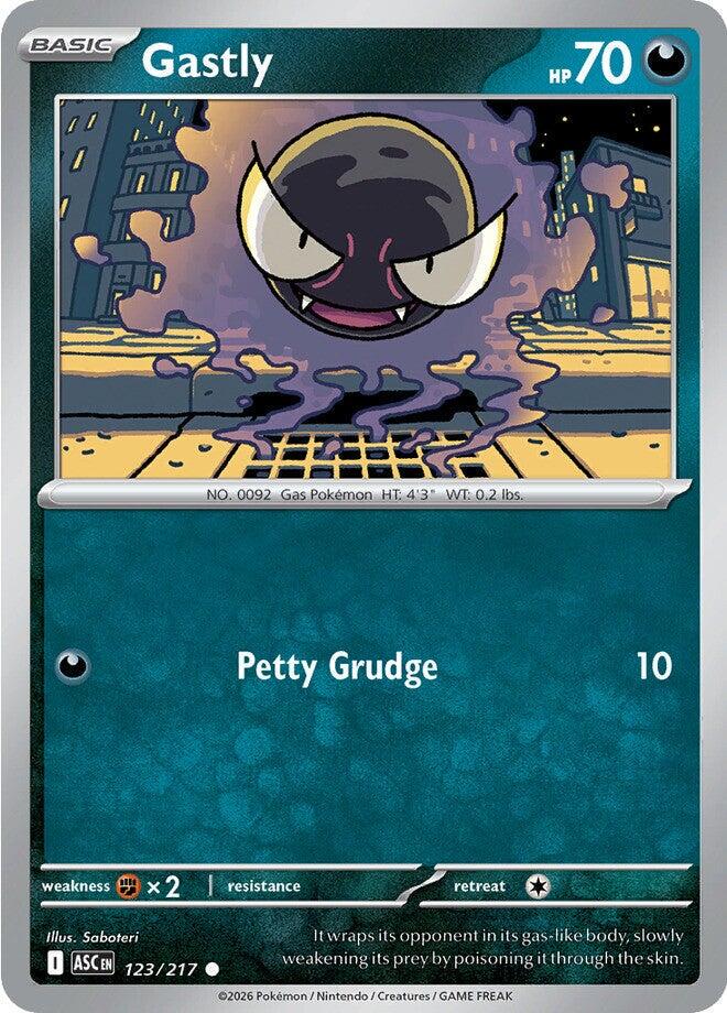 Gastly [Holo] #123 Pokemon Ascended Heroes