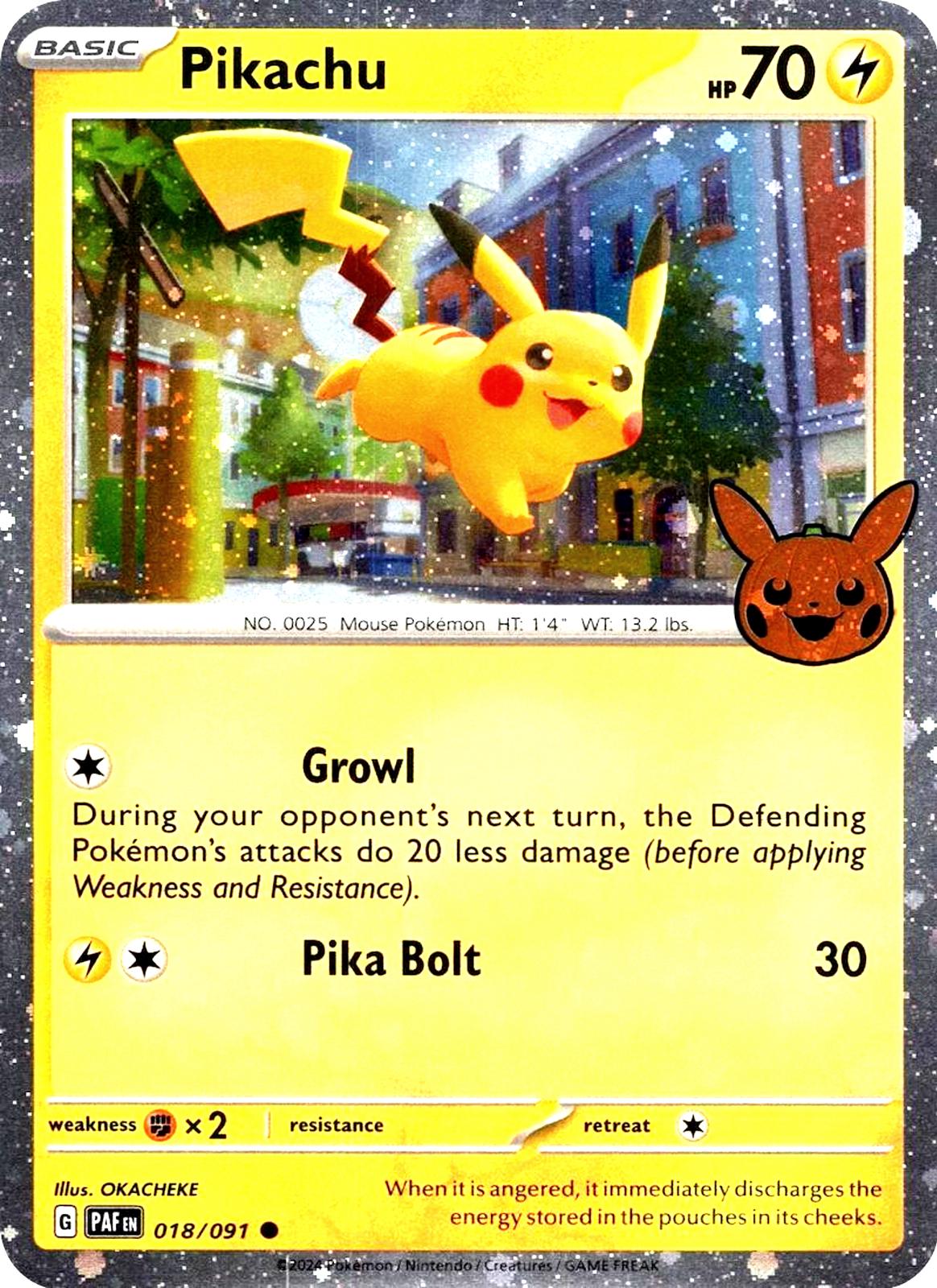 Pikachu [Holo] #18 Pokemon Trick or Trade 2024
