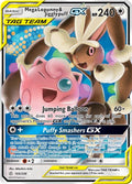 Mega Lopunny & Jigglypuff GX #165 Pokemon Cosmic Eclipse