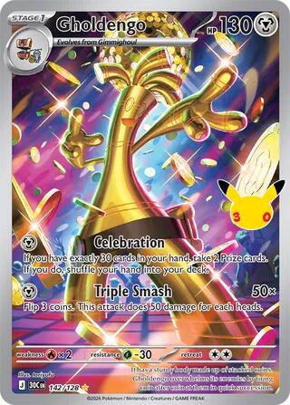 Gholdengo #142 Pokemon 30th Celebration