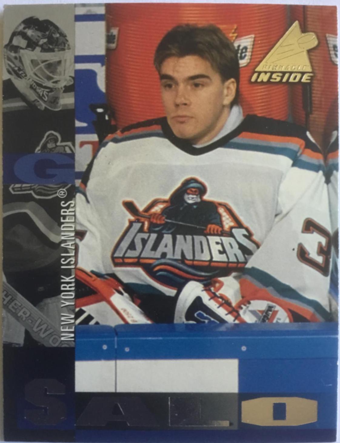 Tommy Salo #49 1997 Pinnacle Inside