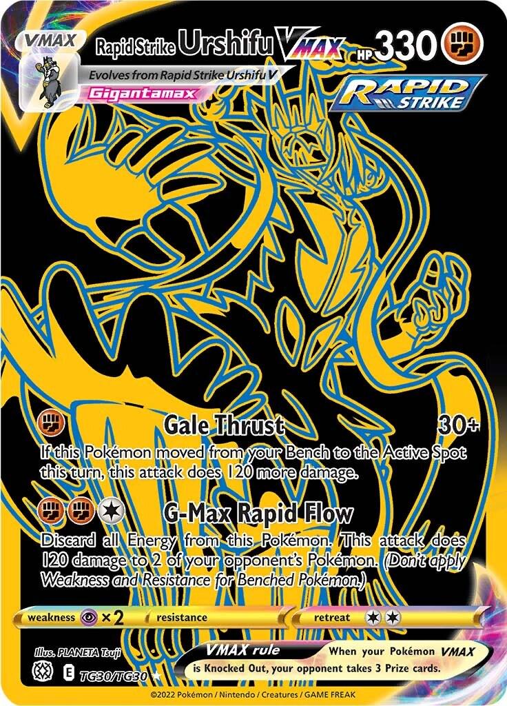 Rapid Strike Urshifu VMAX #TG30 Pokemon Brilliant Stars