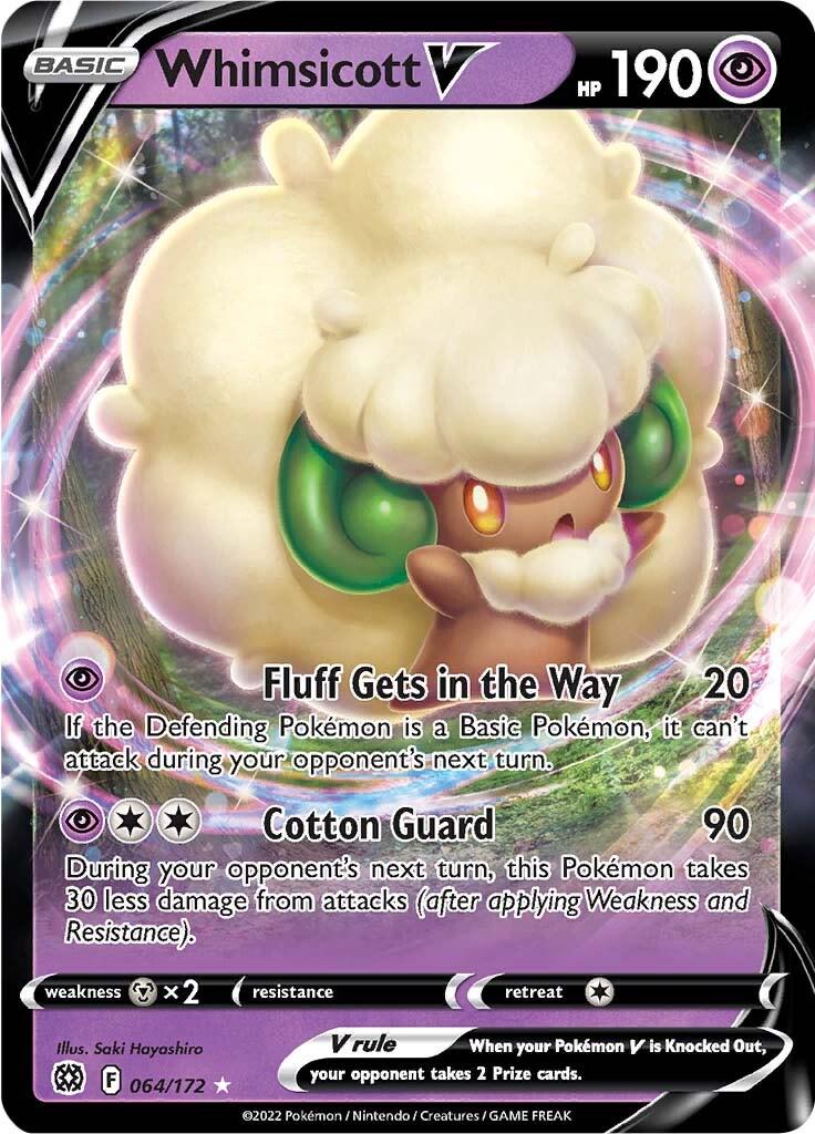 Whimsicott V #64 Pokemon Brilliant Stars