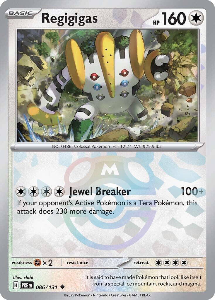 Regigigas [Master Ball] #86 Pokemon Prismatic Evolutions
