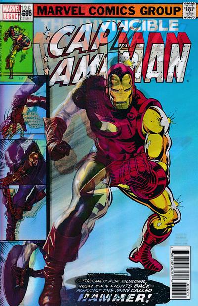 Captain America [Lenticular] [Ross] #695 (2017)