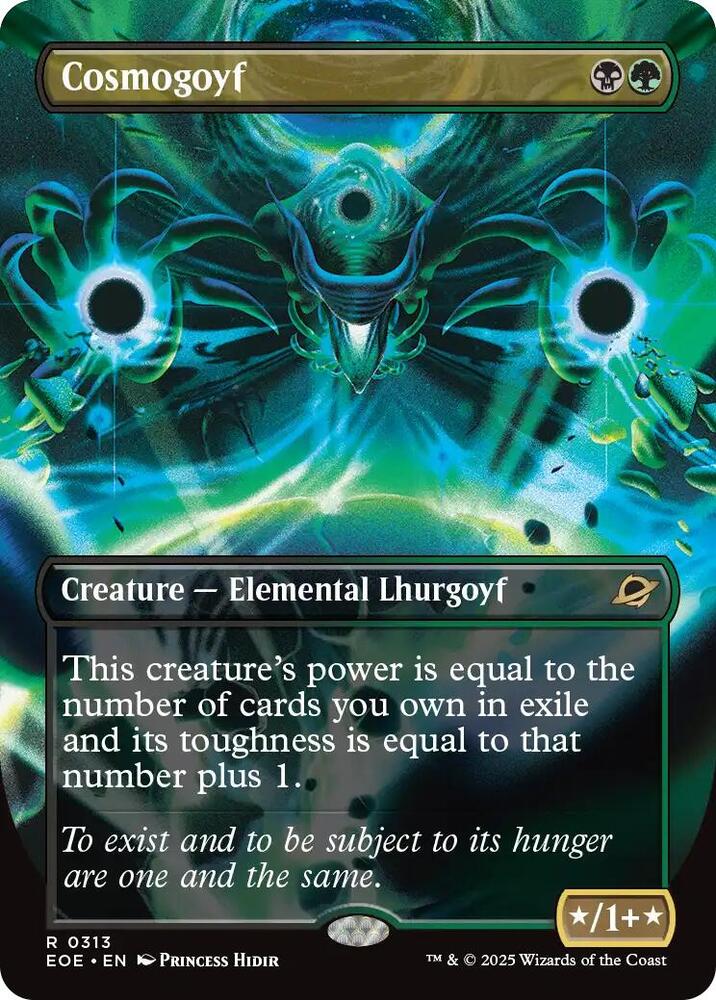 Cosmogoyf [Borderless] #313 Magic Edge of Eternities image 0