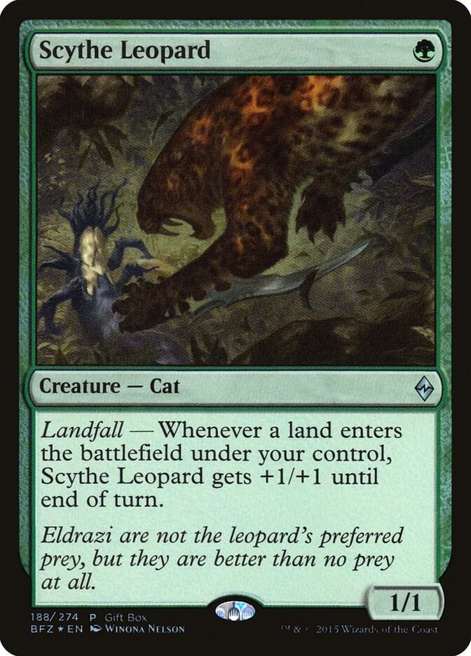 Scythe Leopard [Foil] #188 Magic Gift Boxes and Promos image 0