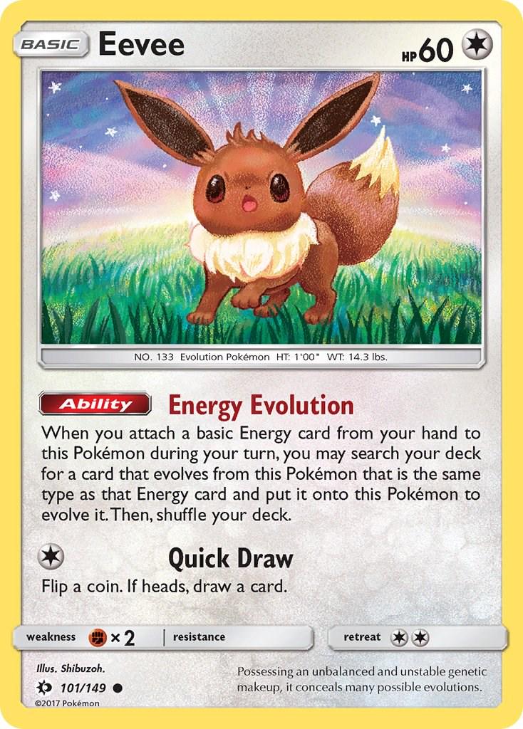 Eevee #101 Pokemon Sun & Moon image 0