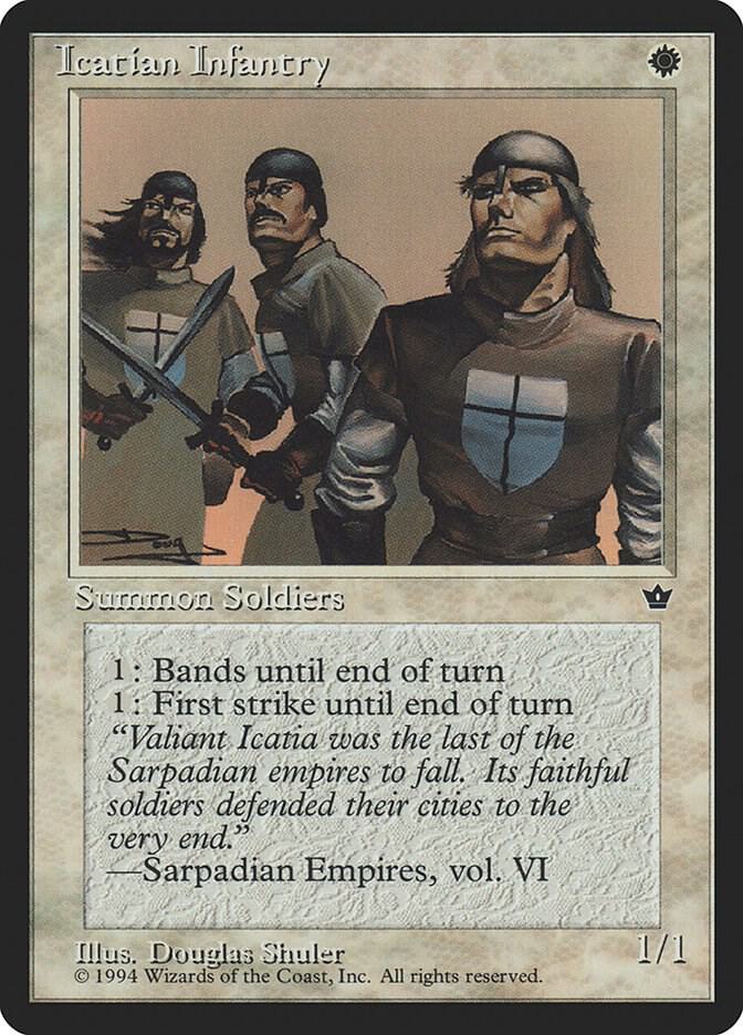 Icatian Infantry (Shuler) Magic Fallen Empires