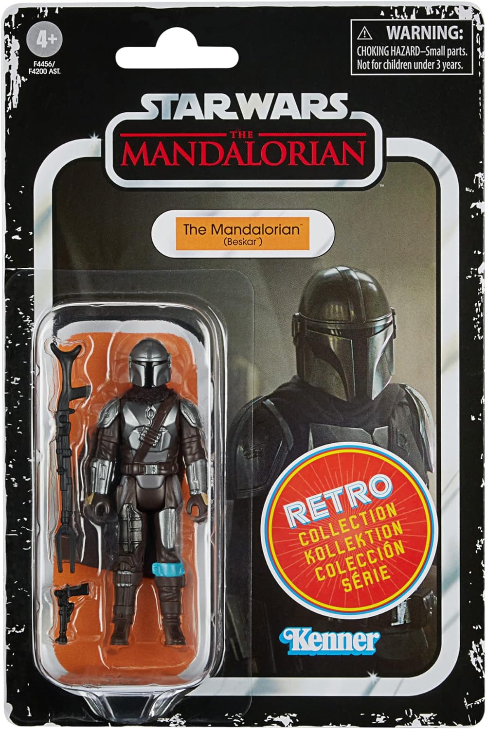 Star Wars Retro Collection The Mandalorian (Beskar) Kenner Figure image 0