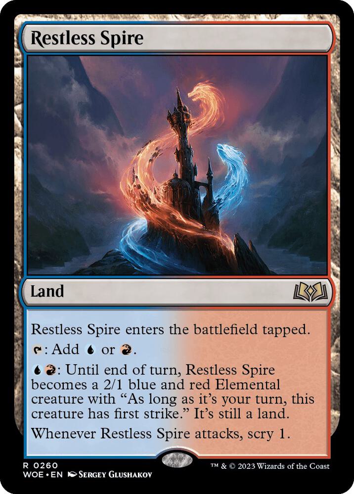 Restless Spire #260 Magic Wilds of Eldraine image 0