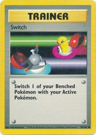 Switch #95 Pokemon Base Set Unlimited (MP) image 0