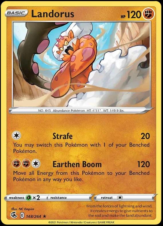 Landorus [Holo] #148 Pokemon Fusion Strike image 0