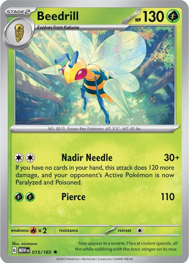Beedrill [Holo] #15 Pokemon Scarlet & Violet 151 image 0