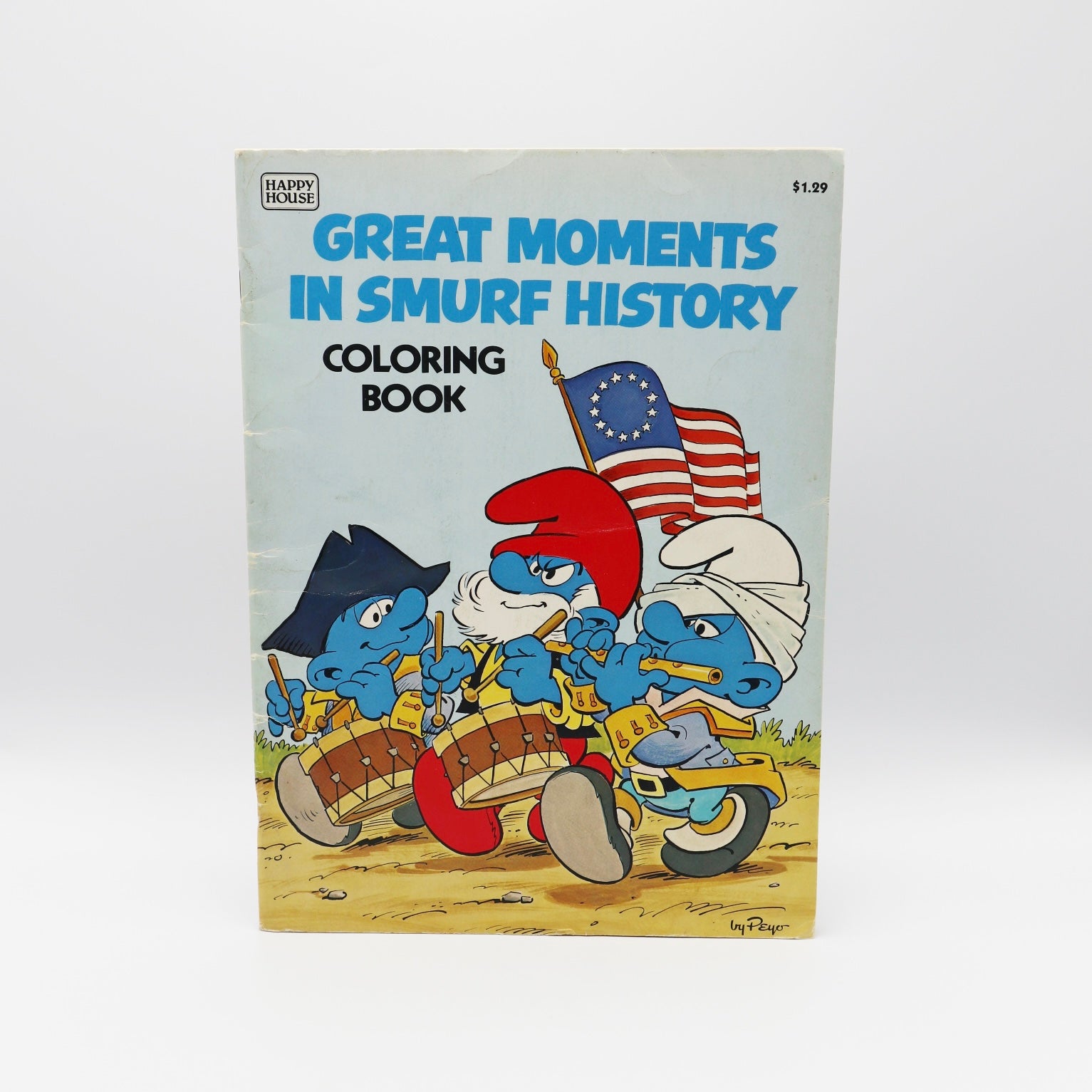 Great Moments In Smurf History Coloring Book [Happy House] (1982) image 0