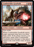 Combustible Gearhulk #163 Magic Duskmourn: House of Horror Commander image 0