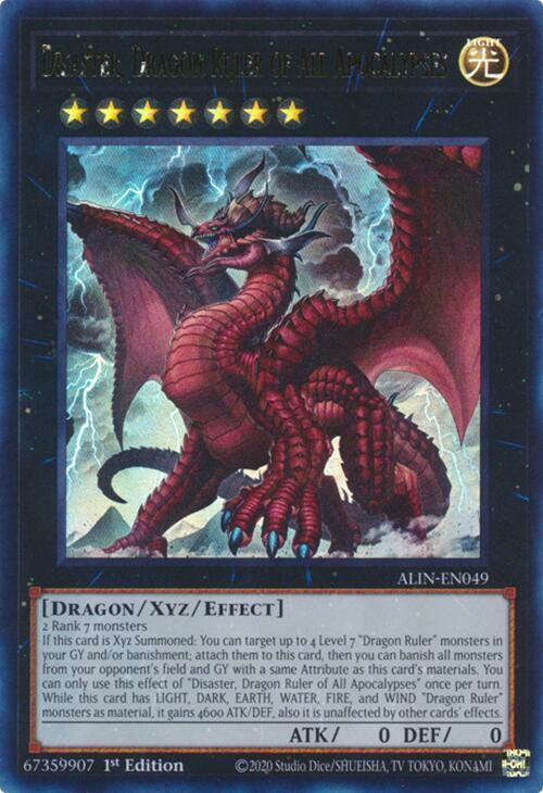 Disaster, Dragon Ruler of All Apocalypses ALIN-EN049 image 0
