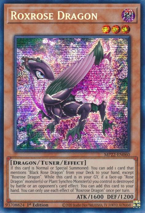 Roxrose Dragon [Secret Rare] MP22-EN060 image 0