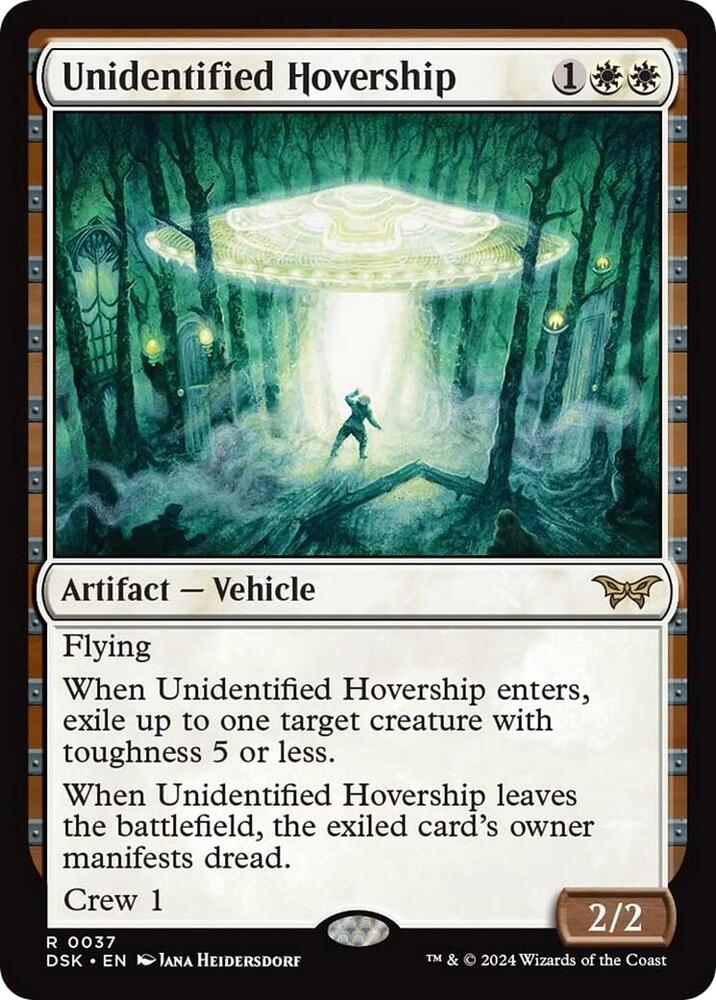 Unidentified Hovership #37 Magic Duskmourn: House of Horror image 0