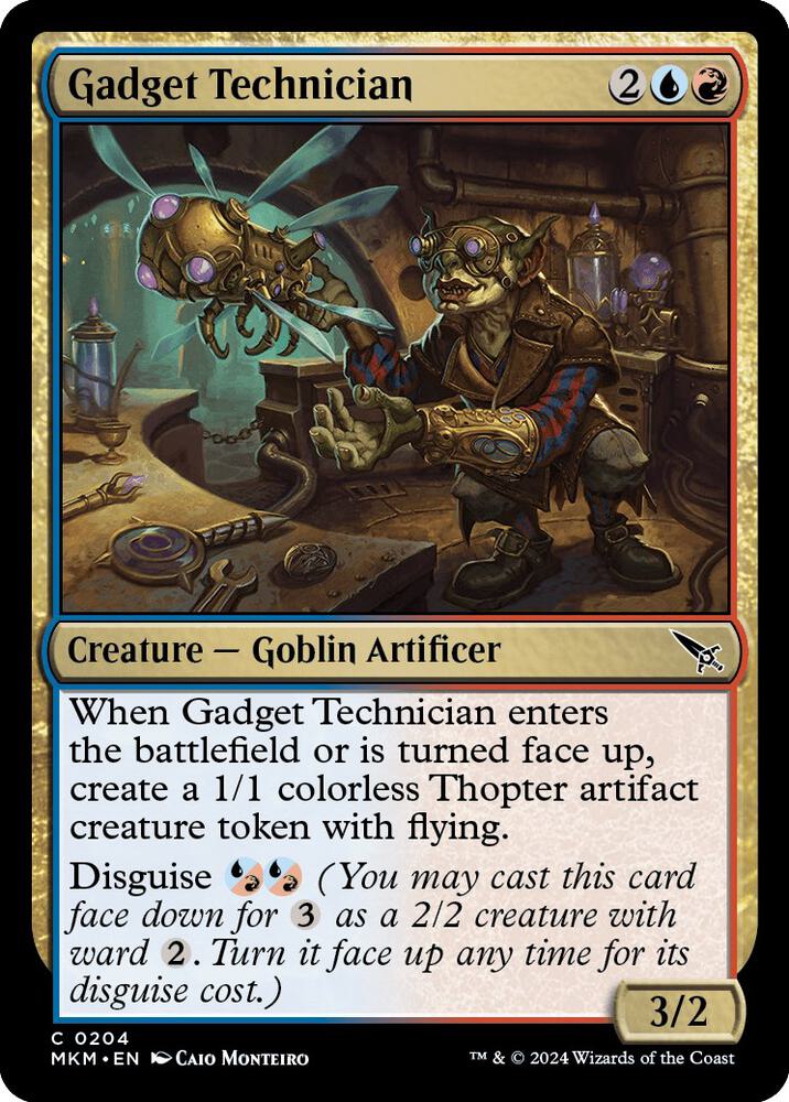Gadget Technician [Foil] #204 Magic Murders at Karlov Manor image 0