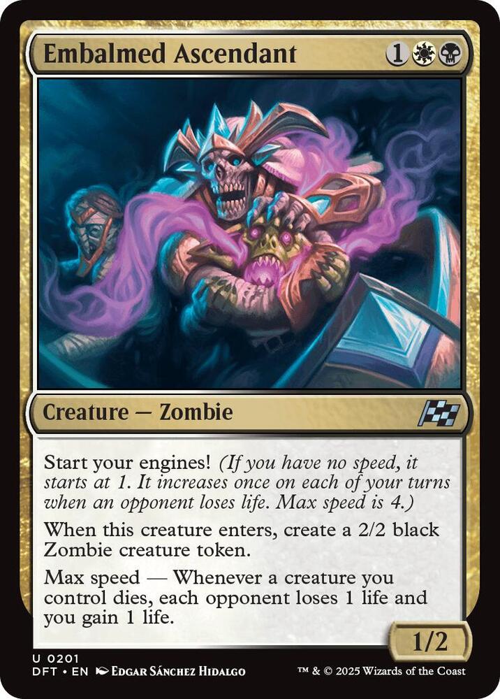 Embalmed Ascendant [Foil] #201 Magic Aetherdrift image 0