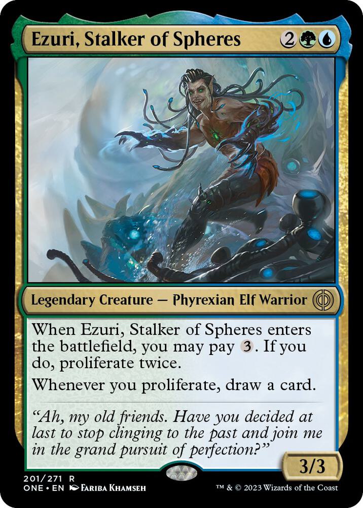 Ezuri, Stalker of Spheres #201 Magic Phyrexia: All Will Be One image 0
