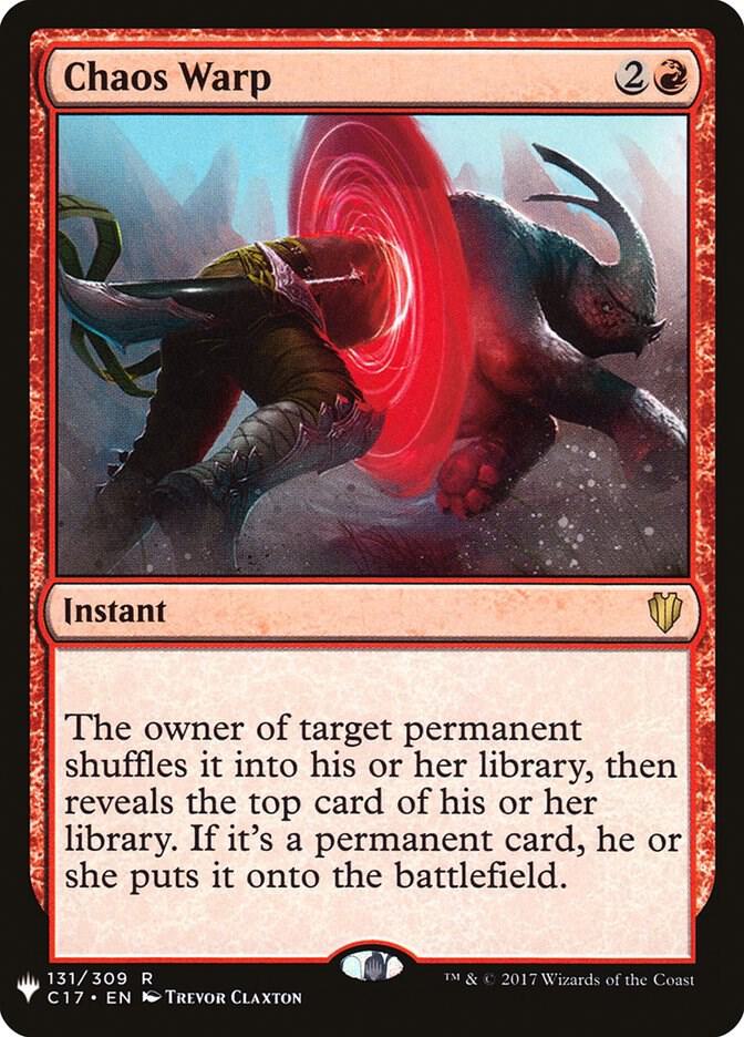 Chaos Warp [C17] #131 Magic The List Reprints
