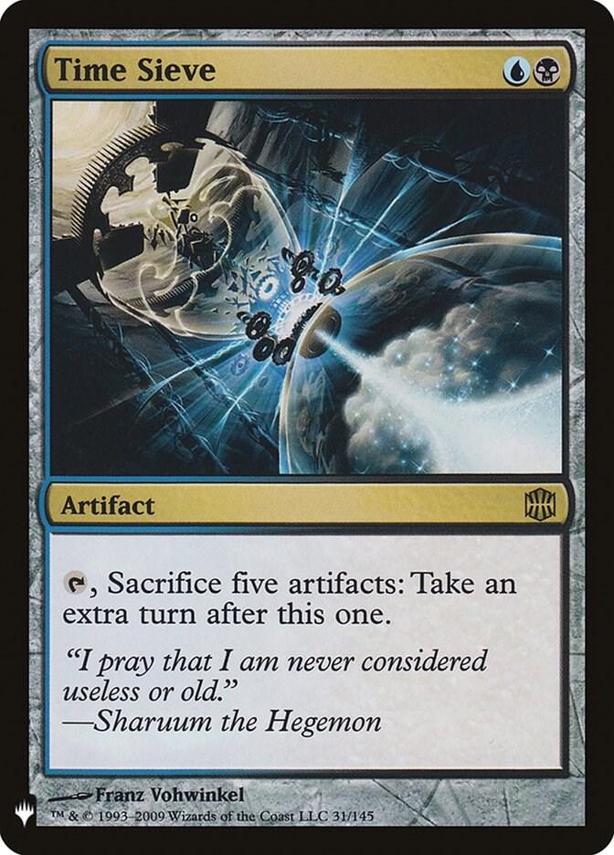 Time Sieve #31 Magic The List Reprints