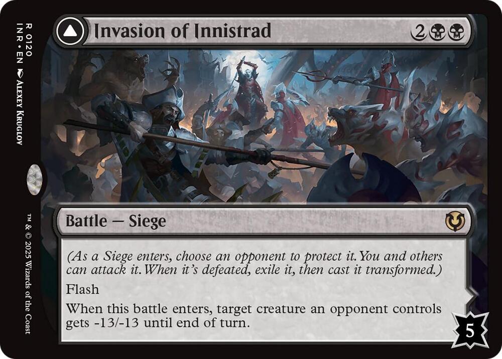 Invasion of Innistrad // Deluge of the Dead #120 Magic Innistrad Remastered image 0