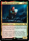 Gimli, Mournful Avenger [Foil] #209 Magic Lord of the Rings image 0
