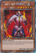 Thestalos the Firestorm Monarch [Platinum Secret Rare] RA03-EN143 image 0