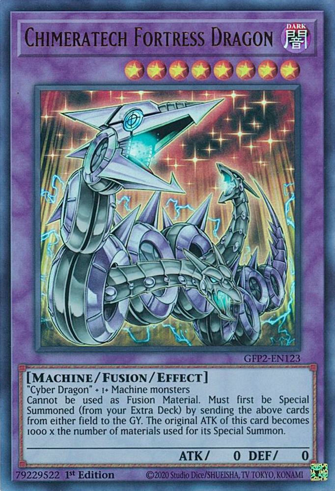 Chimeratech Fortress Dragon [1st Edition] GFP2-EN123 image 0