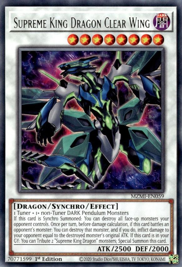 Supreme King Dragon Clear Wing MZMI-EN059 image 0