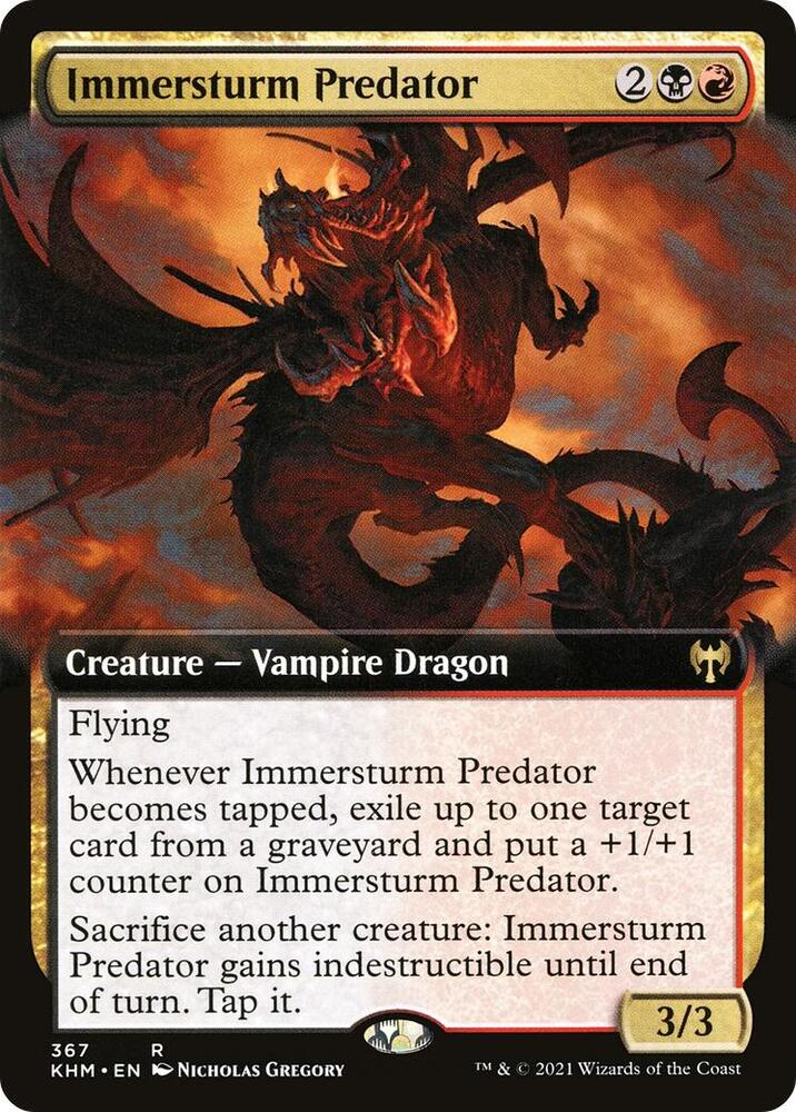 Immersturm Predator [Extended Art] #367 Magic Kaldheim