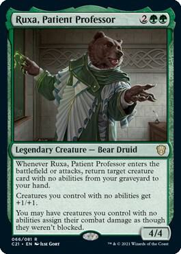 Ruxa, Patient Professor #66 Magic Commander 2021
