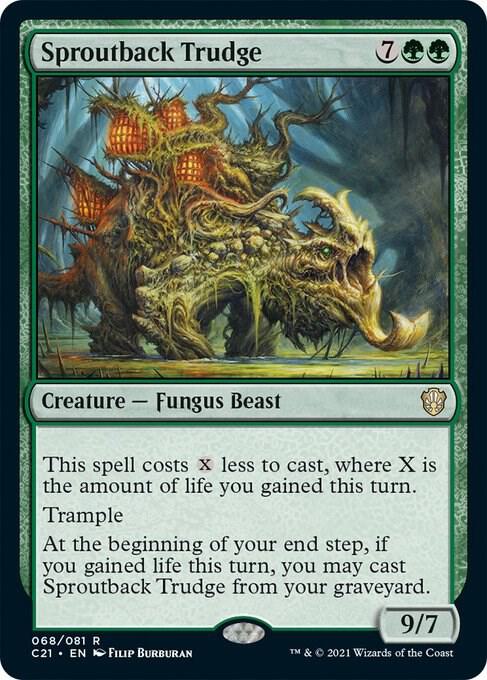 Sproutback Trudge #68 Magic Commander 2021