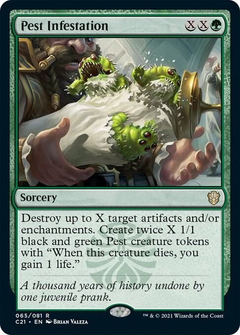 Pest Infestation #65 Magic Commander 2021