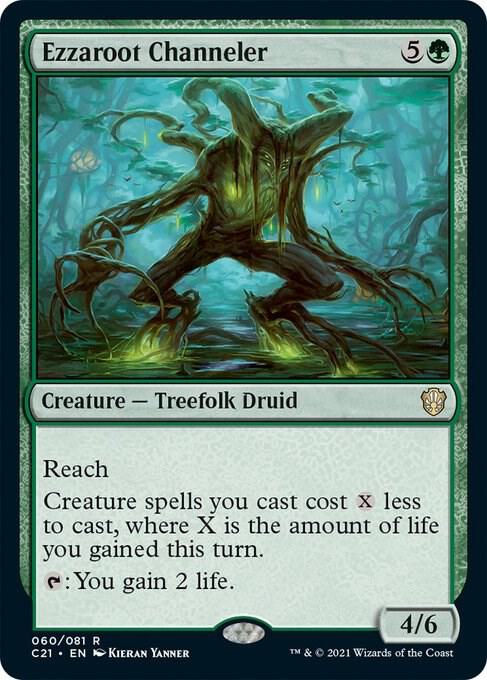 Ezzaroot Channeler #60 Magic Commander 2021