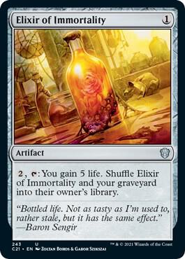 Elixir of Immortality #243 Magic Commander 2021
