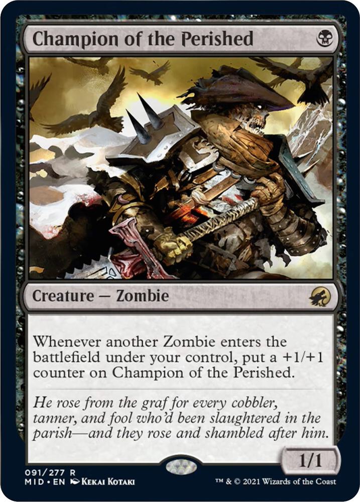 Champion of the Perished #91 Magic Innistrad: Midnight Hunt