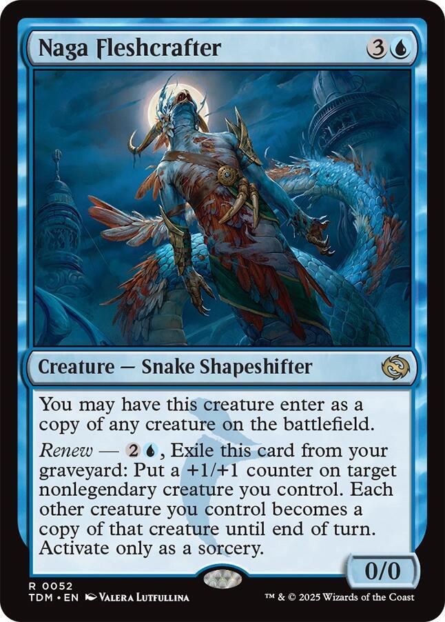 Naga Fleshcrafter #52 Magic Tarkir: Dragonstorm image 0
