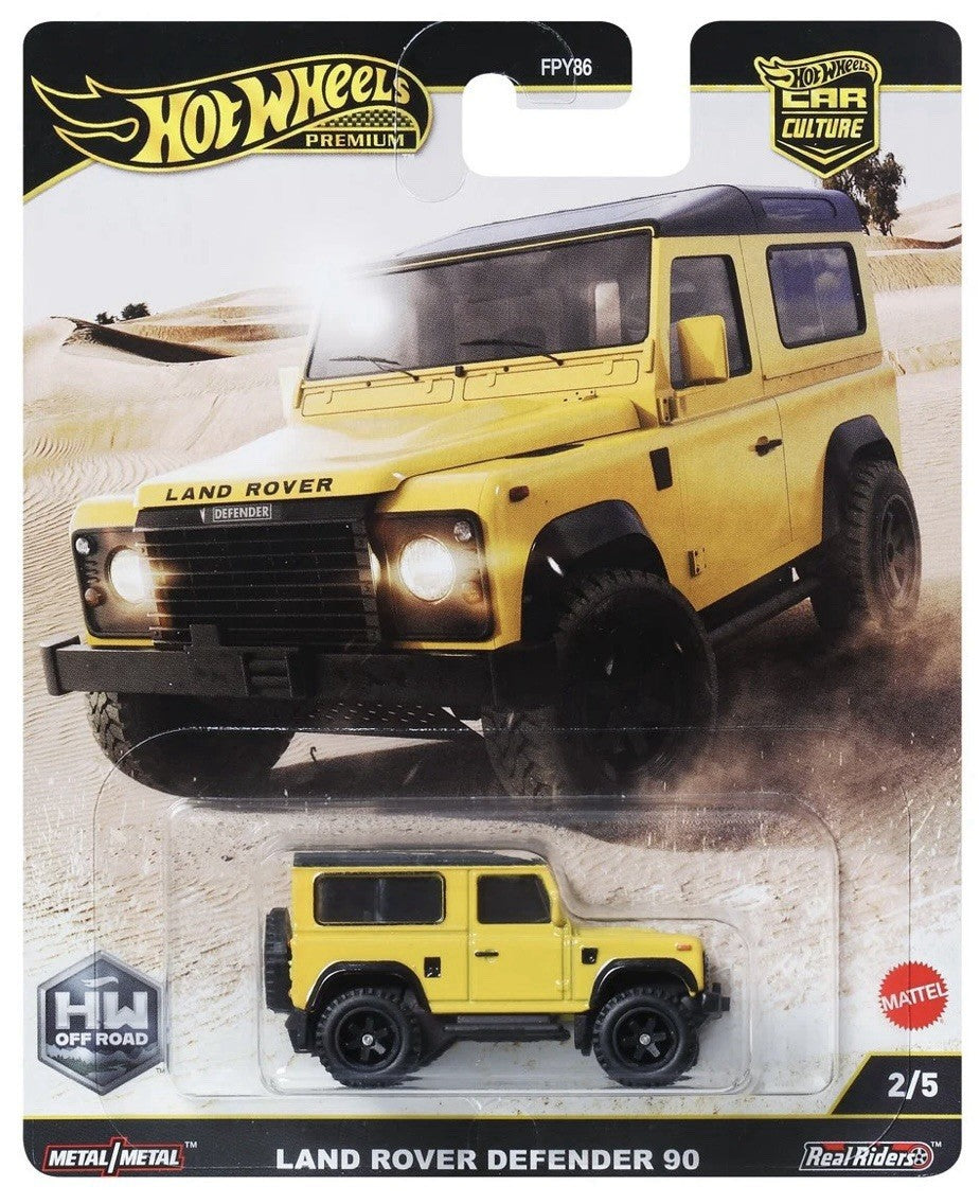 Hot Wheels Car Culture - Land Rover Defender 90 [Yellow] 2/5 image 0