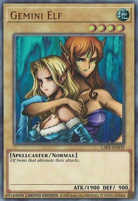 Gemini Elf LART-EN039 YuGiOh Lost Art Promo [Sealed]