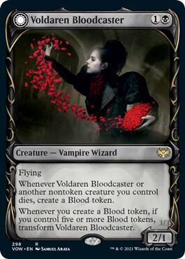 Voldaren Bloodcaster [Showcase] #298 Magic Innistrad: Crimson Vow