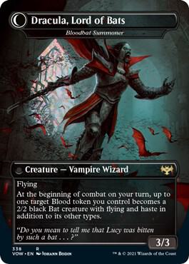 Dracula, Lord Of Blood (Voldaren Bloodcaster) [Borderless] #338 Magic Innistrad: Crimson Vow