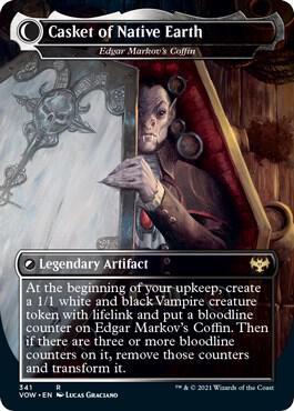 Dracula the Voyager (Edgar, Charmed Groom) [Borderless] #341 Magic Innistrad: Crimson Vow