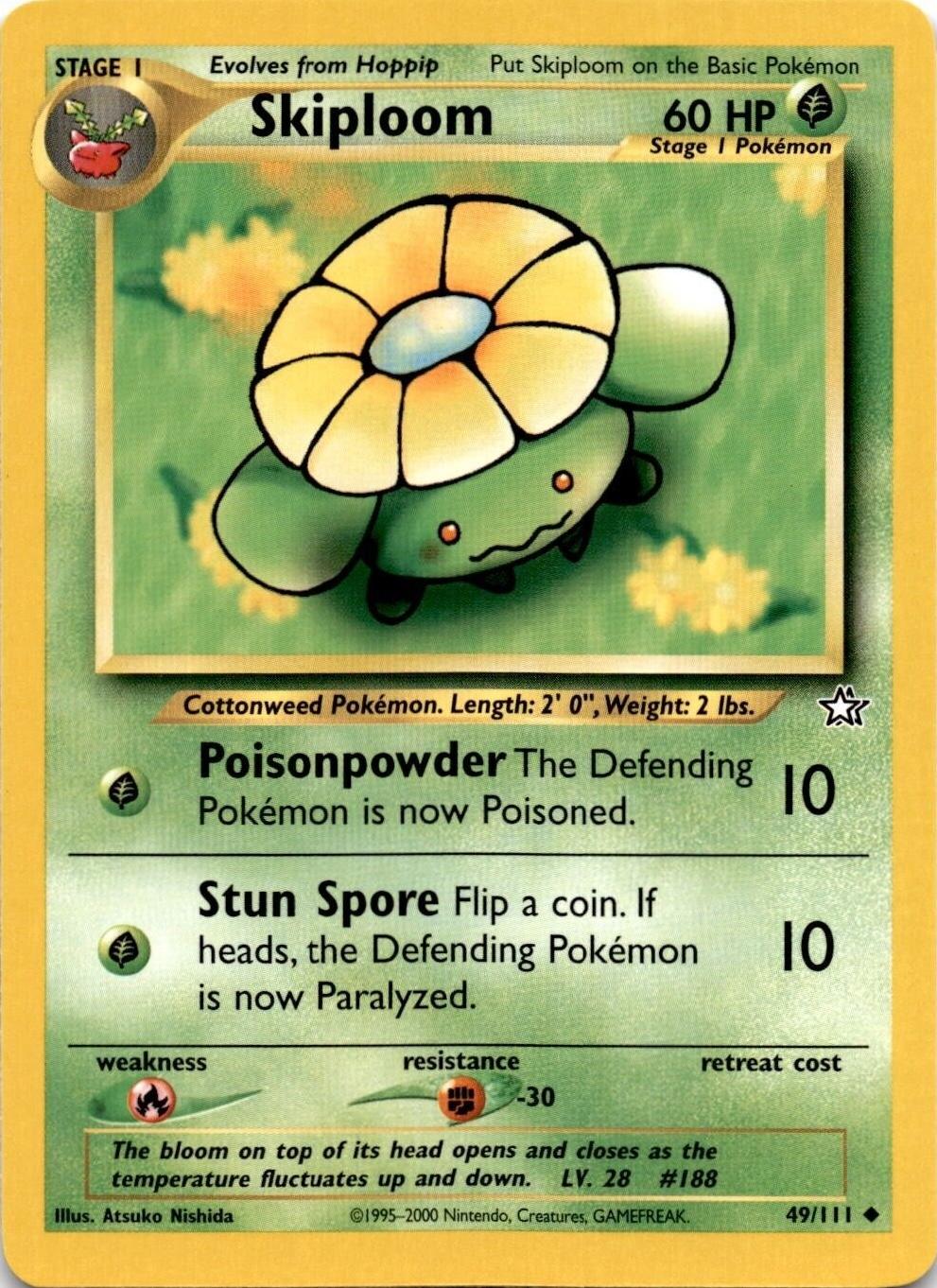 Skiploom #49 Pokemon Neo Genesis (LP) image 0