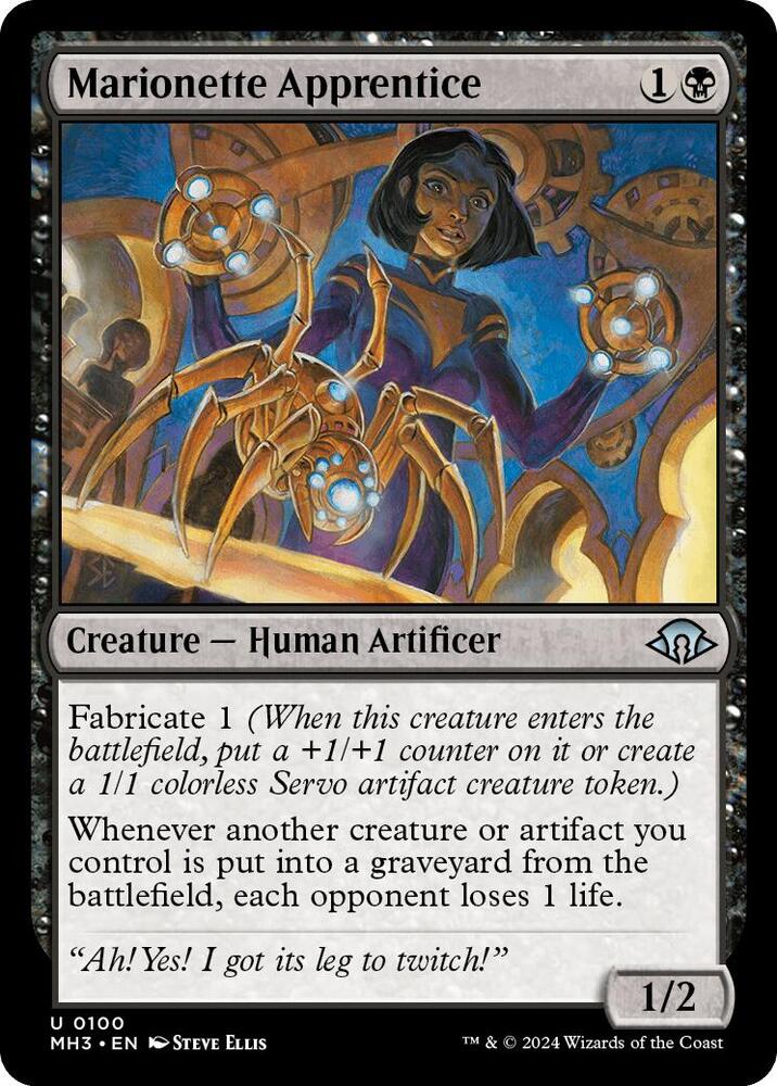 Marionette Apprentice #100 Magic Modern Horizons 3 image 0