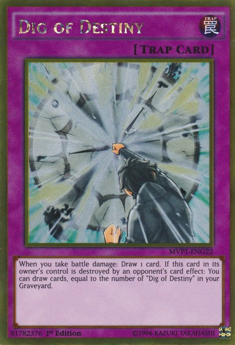 Dig Of Destiny [1st Edition] MVP1-ENG22 YuGiOh The Dark Side Of Dimensions Movie image 0
